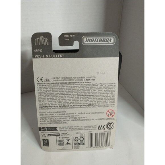 Push 'N Puller #47 2022 Matchbox FAST SHIPPING 2022 MATCHBOX - Picture 6 of 6